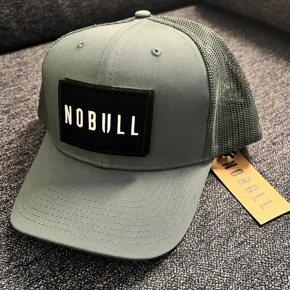NOBULL Other - NOBULL PATCH CURVED-BRIM TRUCKER Balsam Green SOLD OUT ON SITE